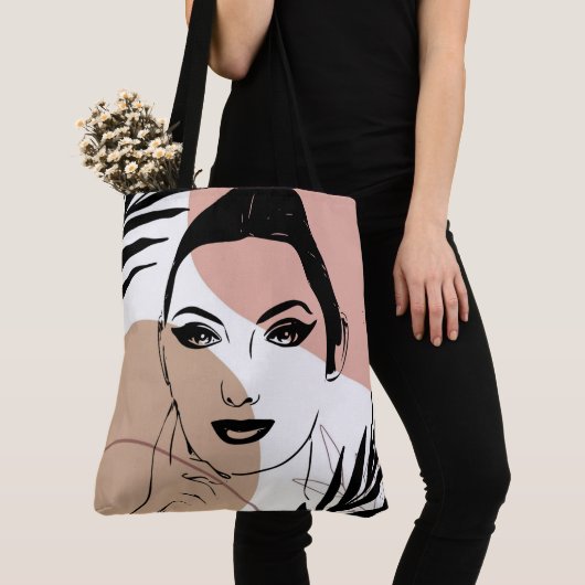 LIne Art Boho Tote Bag (Dichtbij)