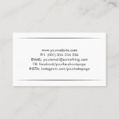 Line Art Camera Pictogram Visitekaartje (Achterkant)