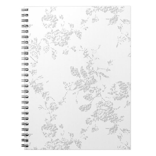 Line art Design Spiral Photo Notitieboek (Voorkant)