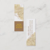 Line Art Florist Product Labels Kaart (Voorkant / Achterkant)