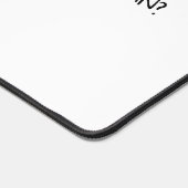 Line Art Frenchie: uw aangepaste tekst hier Bureaumat (Hoek)