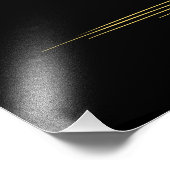 Line Art Illustratie van een Ballet vrouw Danser Foto Afdruk (Hoek)