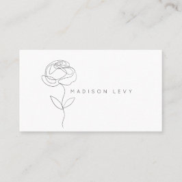 Line Art Ink Modern Native Artisan Business Afsprakenkaartje