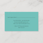 Line Art Ink Modern Native Artisan Business Appoi Afsprakenkaartje (Achterkant)