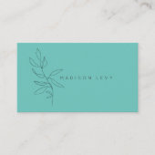 Line Art Ink Modern Native Artisan Business Appoi Afsprakenkaartje (Voorkant)