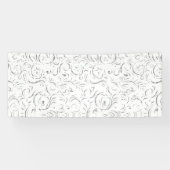 Line art, Kangaroo, Ghost Banner (Horizontaal)