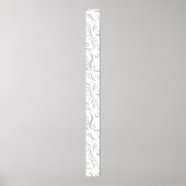 Line art, Kangaroo, Ghost Pedestal Sign Poster (Voorkant)