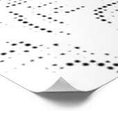 Line art, Kangaroo, Ghost Pedestal Sign Poster (Hoek)