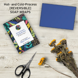 Line Art Leaves 🌿🍂 Kleurrijke moderne zeepfolie