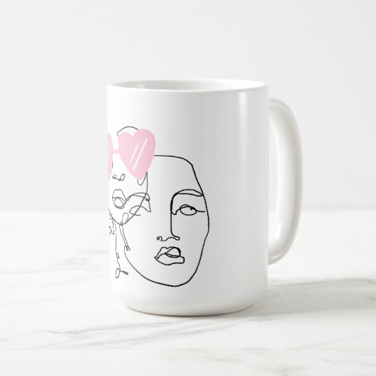 Line art Mok (Voorkant rechts)