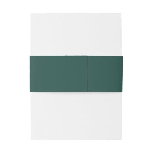 Line Art Mountains Wedding Emerald Wedding Uitnodigingen Wikkel (Achterkant Voorbeeld)