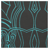 Line Art-ontwerppatroon Stof (Close Up)