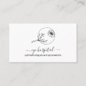 Line Art Oogarts oogartsen optometristen Visitekaartje (Voorkant)
