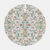 Line Art Oost-Ornament Glas Ornament (Achterkant)