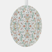 Line Art Oost-Ornament Glas Ornament (Voorkant Rechts)