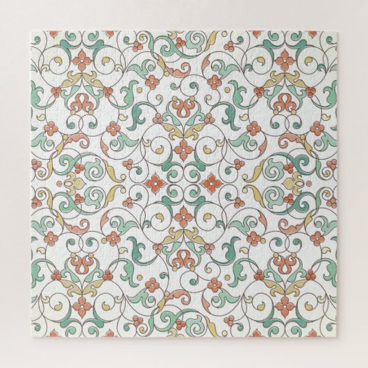  Line Art Oost-Ornament Legpuzzel (Verticaal)