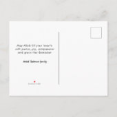 Line Art Ramadan Kareem - EID Mubarak-Briefkaart Uitnodiging Briefkaart (Achterkant)