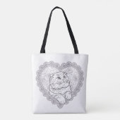 Line Art Ritual Collection tote bag  (Achterkant)