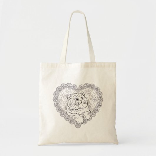 Line Art Ritual Collection tote bag  (Voorkant)