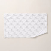 Line art, Seashell, Harp Bad Handdoek (Handdoek)