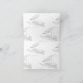 Line art, Seashell, Harp Folded Bedankt (Binnen)