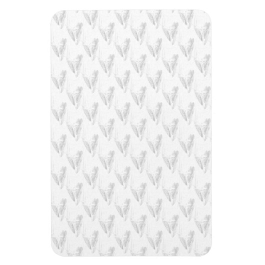 Line art, Seashell, Harp Magneet (Verticaal)