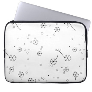 Line Art, Star Dust Electronics Bag Laptop Sleeve