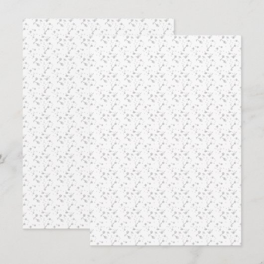 Line Art, Star Dust Kaart (Voorkant / Achterkant)