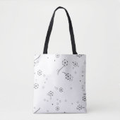 Line Art, Star Dust Tote Bag (Voorkant)