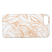 Line Art telefoonhoesje Case-Mate iPhone Case (Achterkant (Horizontaal))