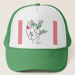 Line Art Trucker hoed Pet
