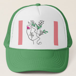 Line Art Trucker hoed Pet