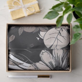 Line Art Vrouw 1 Decoupage papier (Geschenk)