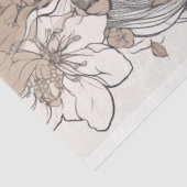 Line Art Vrouw 4 Decoupage Papier (Detail)