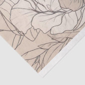 Line Art Vrouw 6 Decoupage Papier (Detail)