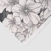 Line Art Vrouw 7 Decoupage Papier (Detail)