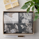 Line Art Vrouw Collage 2 Decoupage papier (Geschenk)