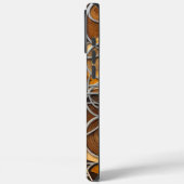 Line Art Woodgrain Case-Mate iPhone Case (Achterkant / Links)