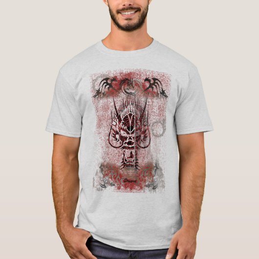 LINE-CIRCLE-DRAGNET T-SHIRT (Voorkant)