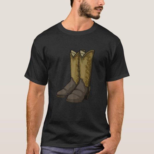 Line Dance Addict Shoes  Men Classy Boots  2 T-shirt (Voorkant)