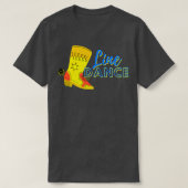 Line Dance Boots T-shirt (Design voorkant)