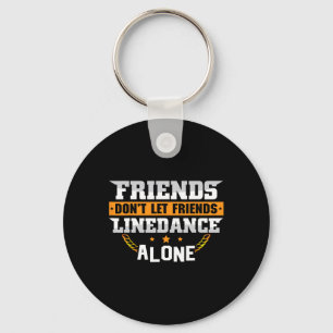 Line Dance Country Music Danscadeaus voor W Sleutelhanger