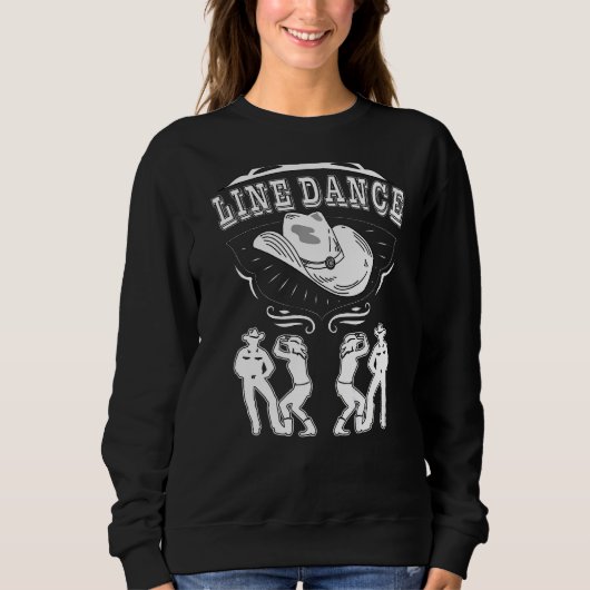 LINE DANCE Country Music Westerne Line Dance Trui (Voorkant)