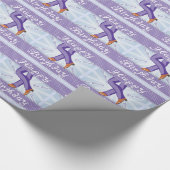 Line Dance Cowboy Boots Happy Birthday Cadeaupapier (Hoek)