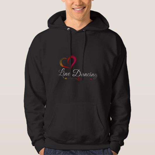 Line Dance Cowboy Line Dancing Hoodie (Voorkant)