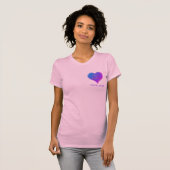 Line dance Liefde Hart T-shirt (Voorkant volledig)