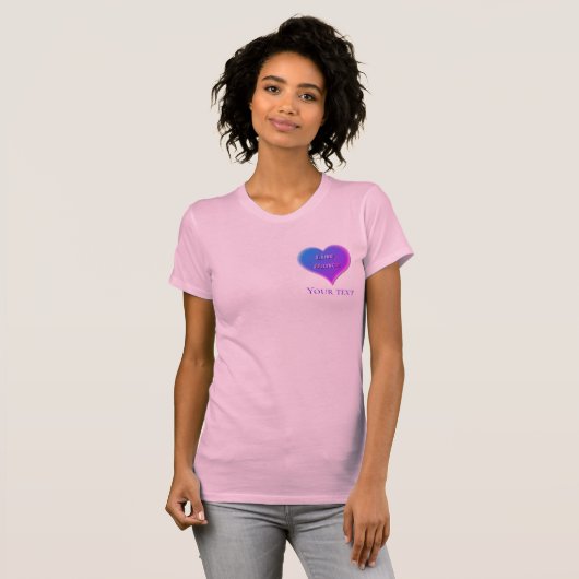 Line dance Liefde Hart T-shirt (Voorkant volledig)