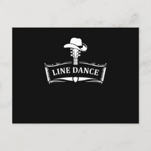 Line Dance Line Danscountry Cowboy Cowgirl Gif Briefkaart