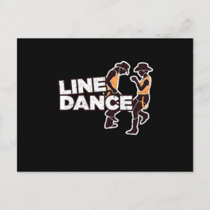 Line Dance Line Dansing Cowboy Boots Country Cadea Briefkaart