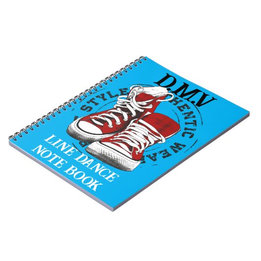 LINE DANCE NOTITIEBOEK (Linkerzijde)